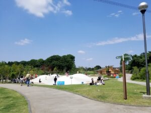 イイナパーク川口の子供向け大型遊具ふわふわドーム